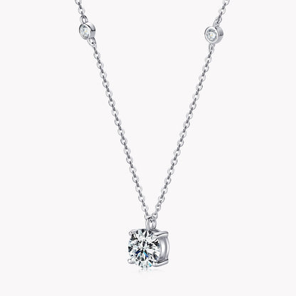 Brilliant 2CT Moissanite Necklace