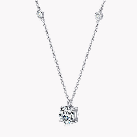 Brilliant 2CT Moissanite Necklace