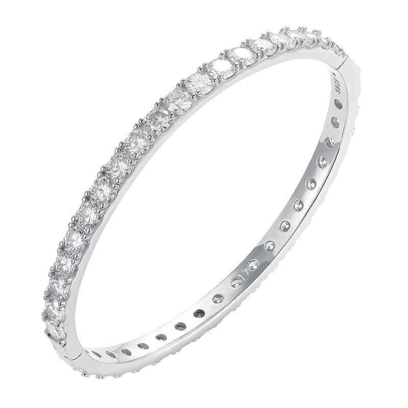 Moissanite Stone Bangle