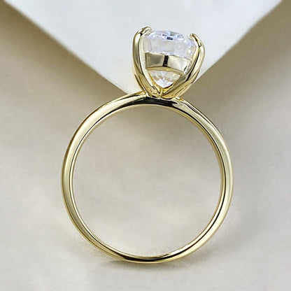 Solitaire Gold Plated Ring