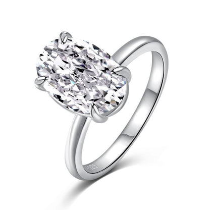 Sterling Silver 925 Oval Cut Ring
