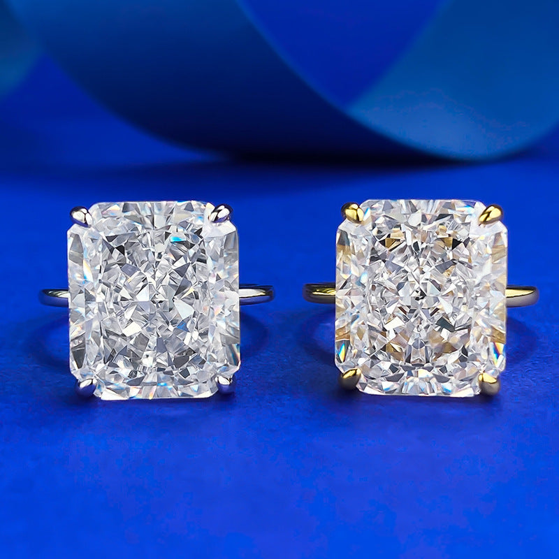 10 Ct Radiant Solitaire Ring. Travel RIng