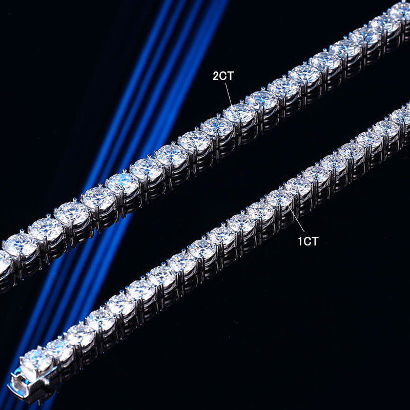 6.5mm Classic Moissanite Tennis Bracelet
