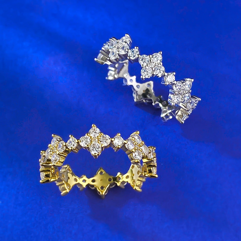 Silver 925 Radiance Crown Band