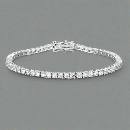 2.5mm Classic Moissanite Tennis Bracelet