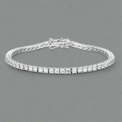 2.5mm Classic Moissanite Tennis Bracelet
