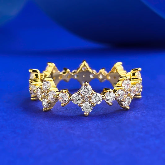 Gold Plated Radiance Crown Band