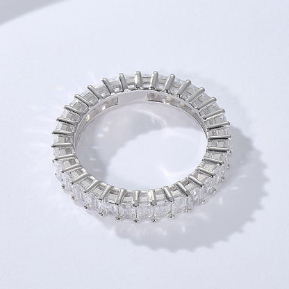 Luxe Stacking 5-Piece Emerald Cut Ring Set