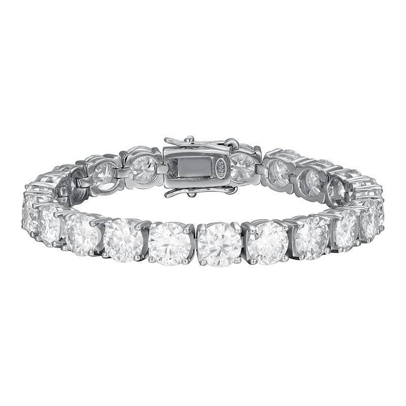 8mm Classic Moissanite Tennis Bracelet