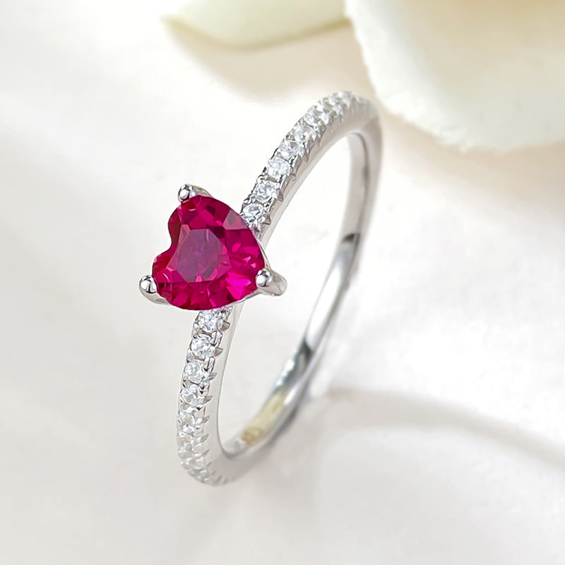 Pink Diamond. Radiant Heart Promise Ring