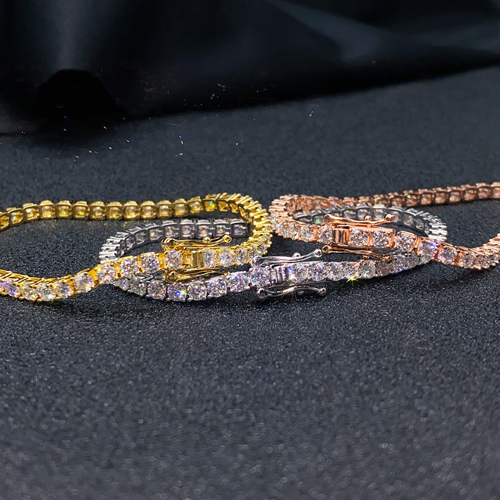 Silver 925 Classic Moissanite Tennis Bracelet