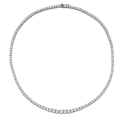 Brilliant Moissanite Tennis Necklace