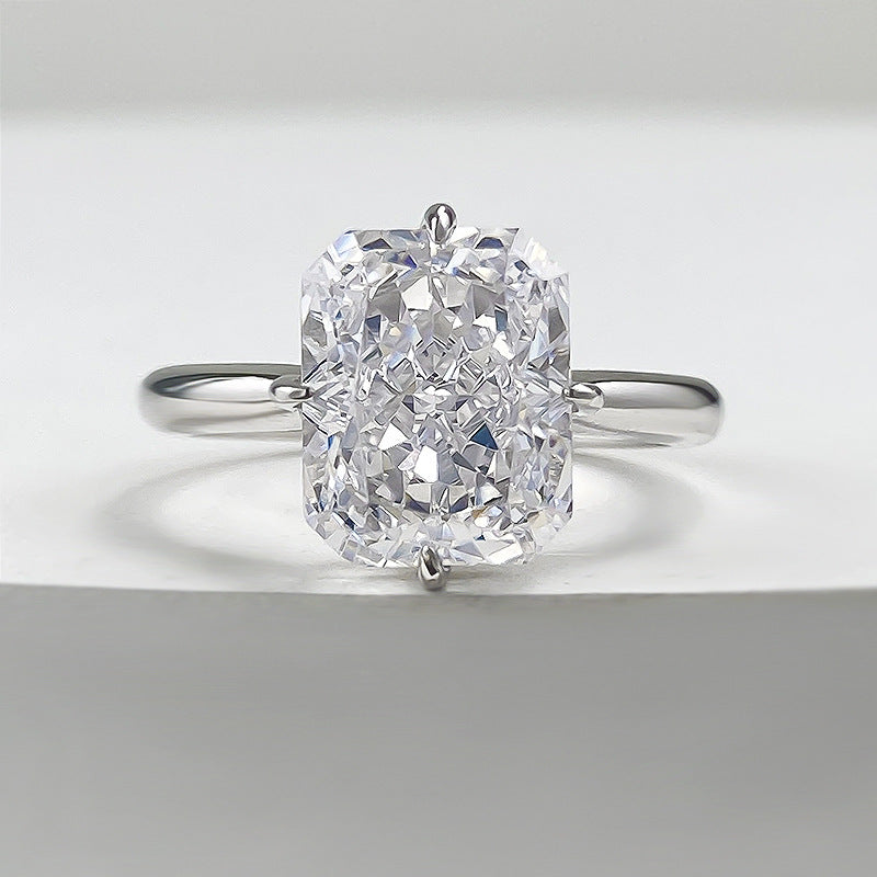 Sterling Silver Crushed Ice Ring
