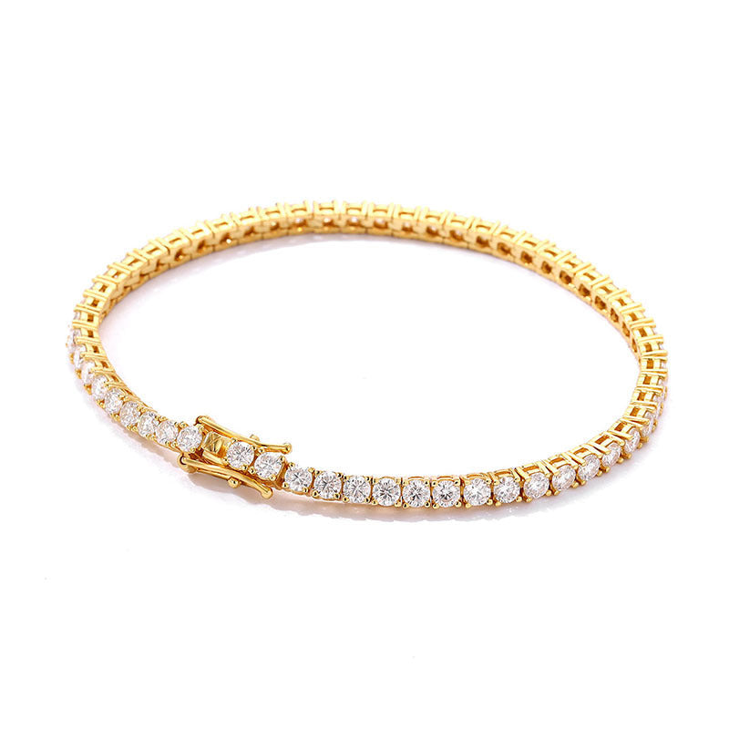 3mm Classic Moissanite Tennis Bracelet