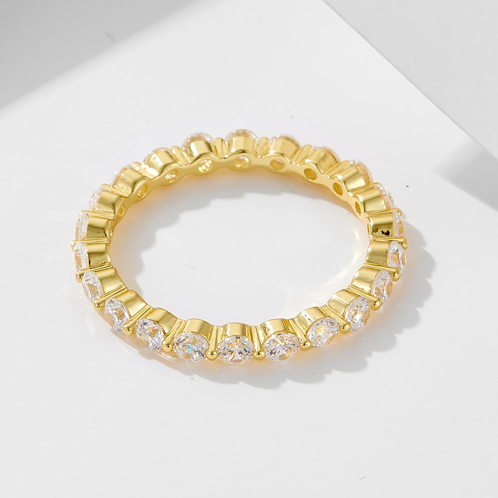 Gold Plated Eternity Ring