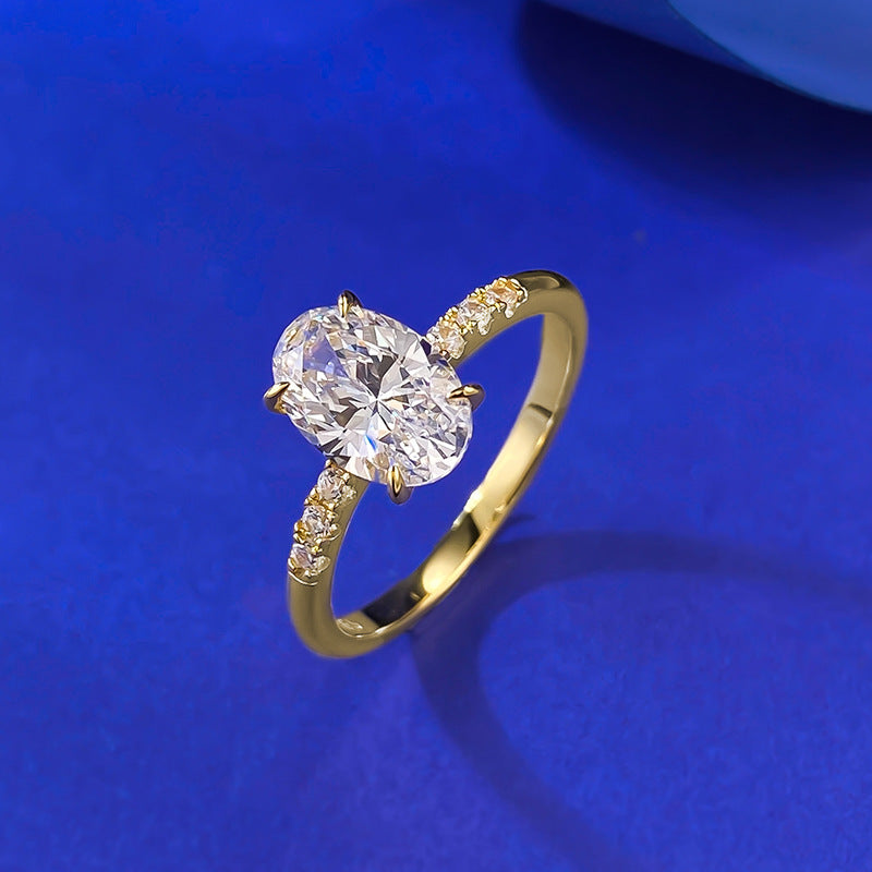 Gold Plated 2 carat ring