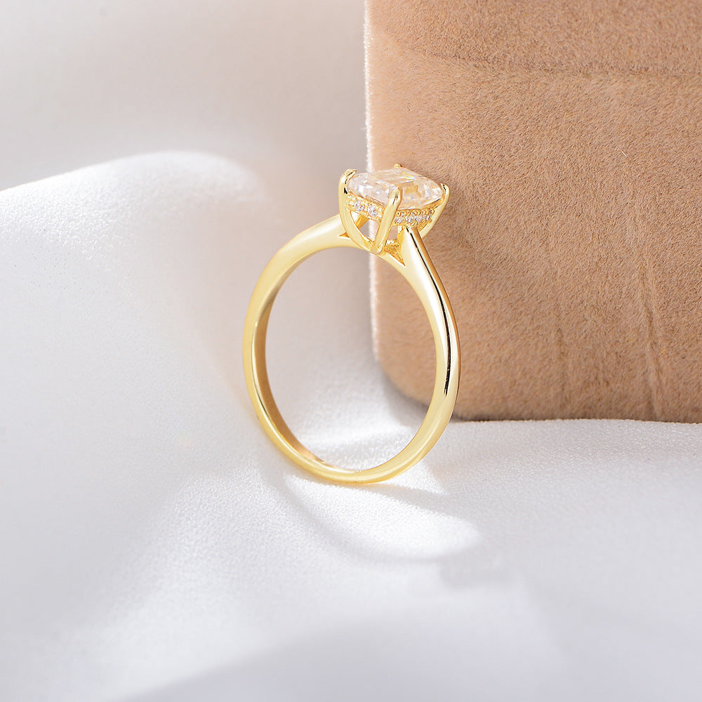 Hidden alo Gold Plated Ring