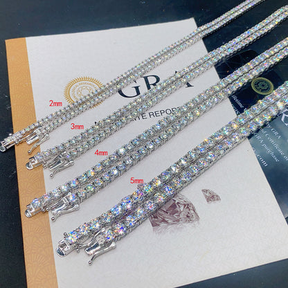 Silver Tennis Bracelets