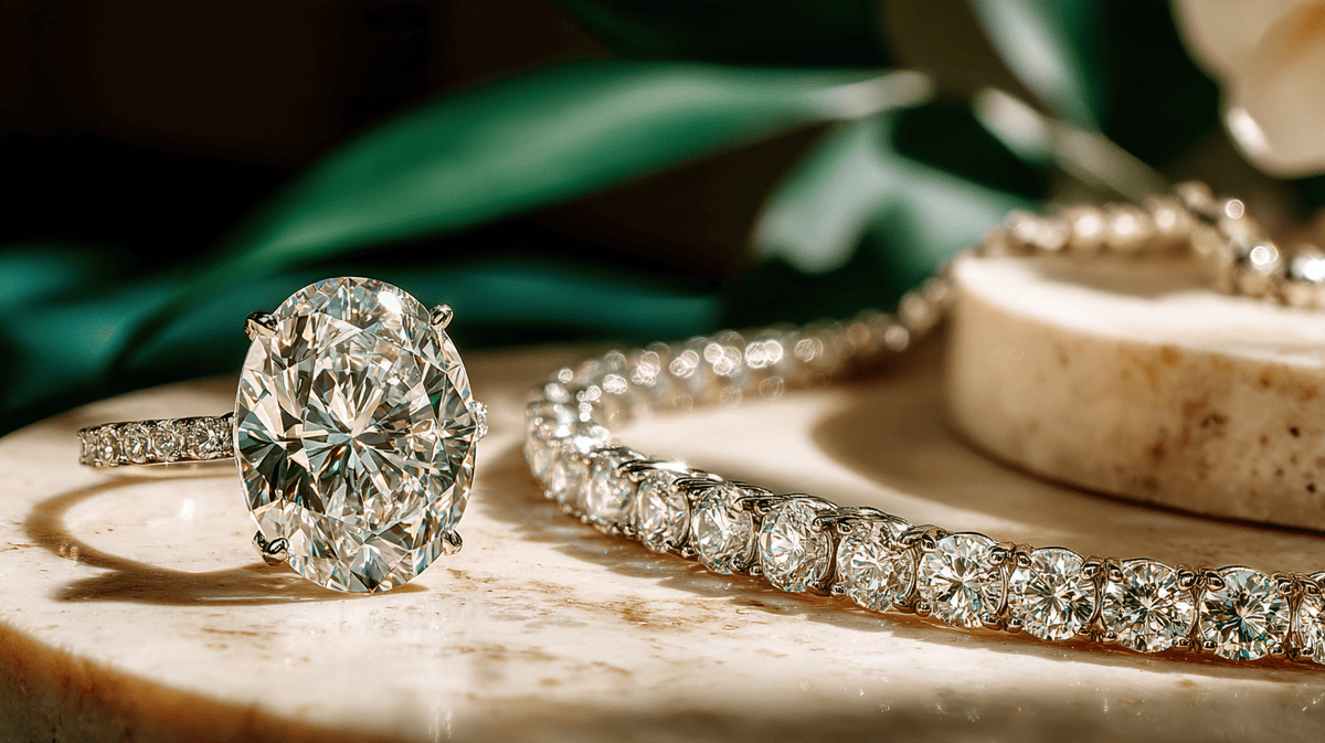 ANNXMEE moissanite ring and tennis jewelry showcasing brilliant stones and refined craftsmanship