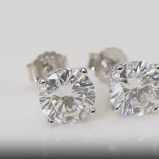 moissanite stud earrings