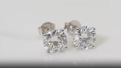 moissanite stud earrings