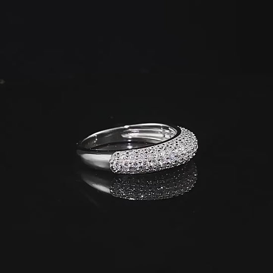 Iced Pavé Elegance Band 