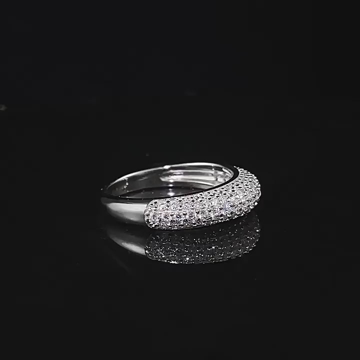 Iced Pavé Elegance Band 