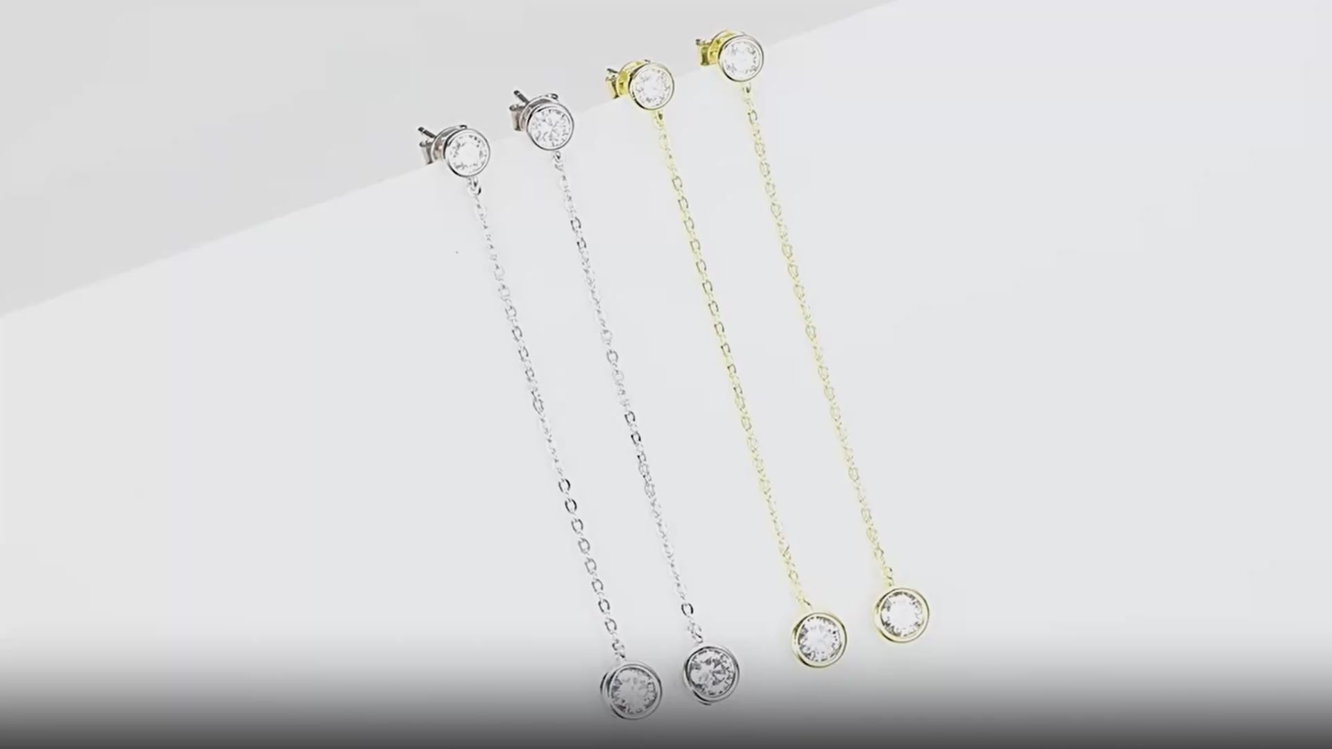 Tassel Moissanite Drop Earrings