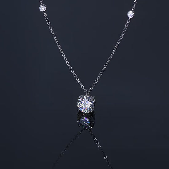 Brilliant 2CT Moissanite Necklace