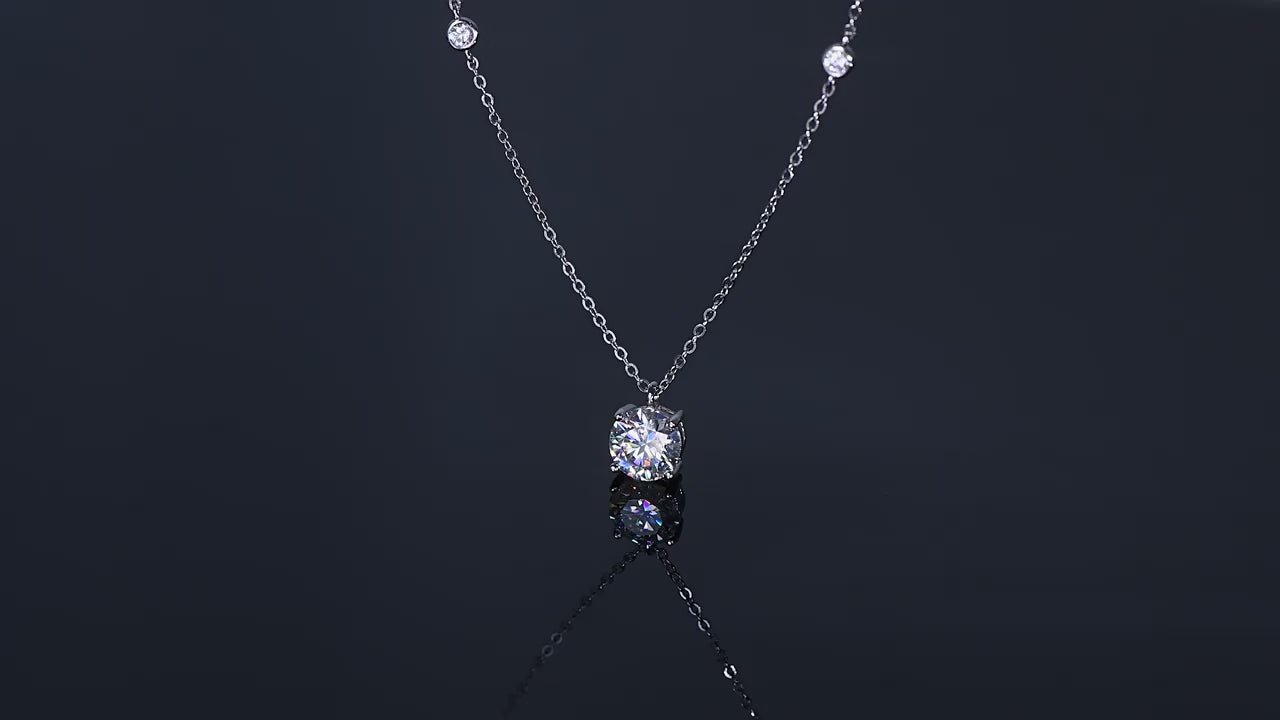 Brilliant 2CT Moissanite Necklace
