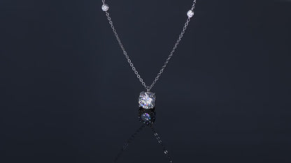 Brilliant 2CT Moissanite Necklace