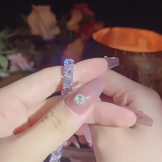 8mm Classic Moissanite Tennis Bracelet