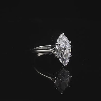 Marquise Cut Solitaire Ring