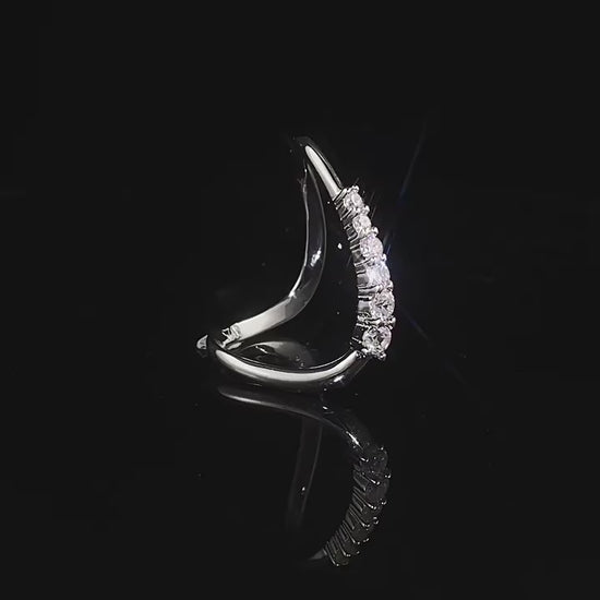 Celestial Curve Diamond Ring