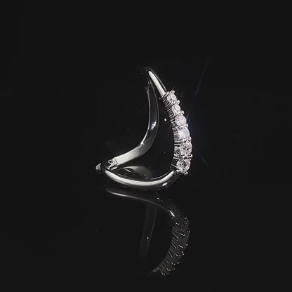 Celestial Curve Diamond Ring