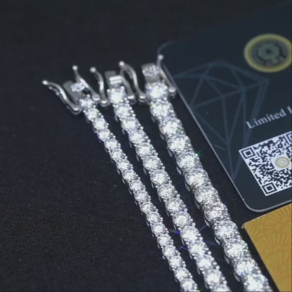 2mm Classic Moissanite Tennis Bracelet